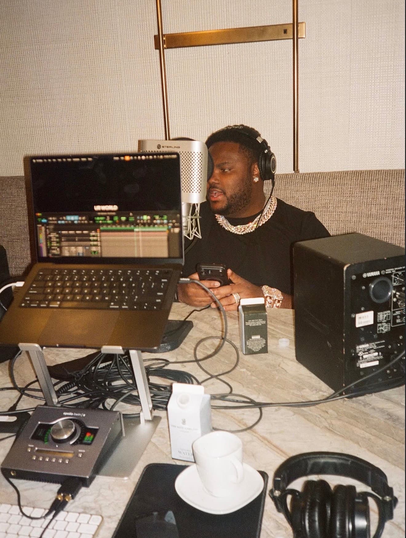 Behind the scenes at UR World recording studio
