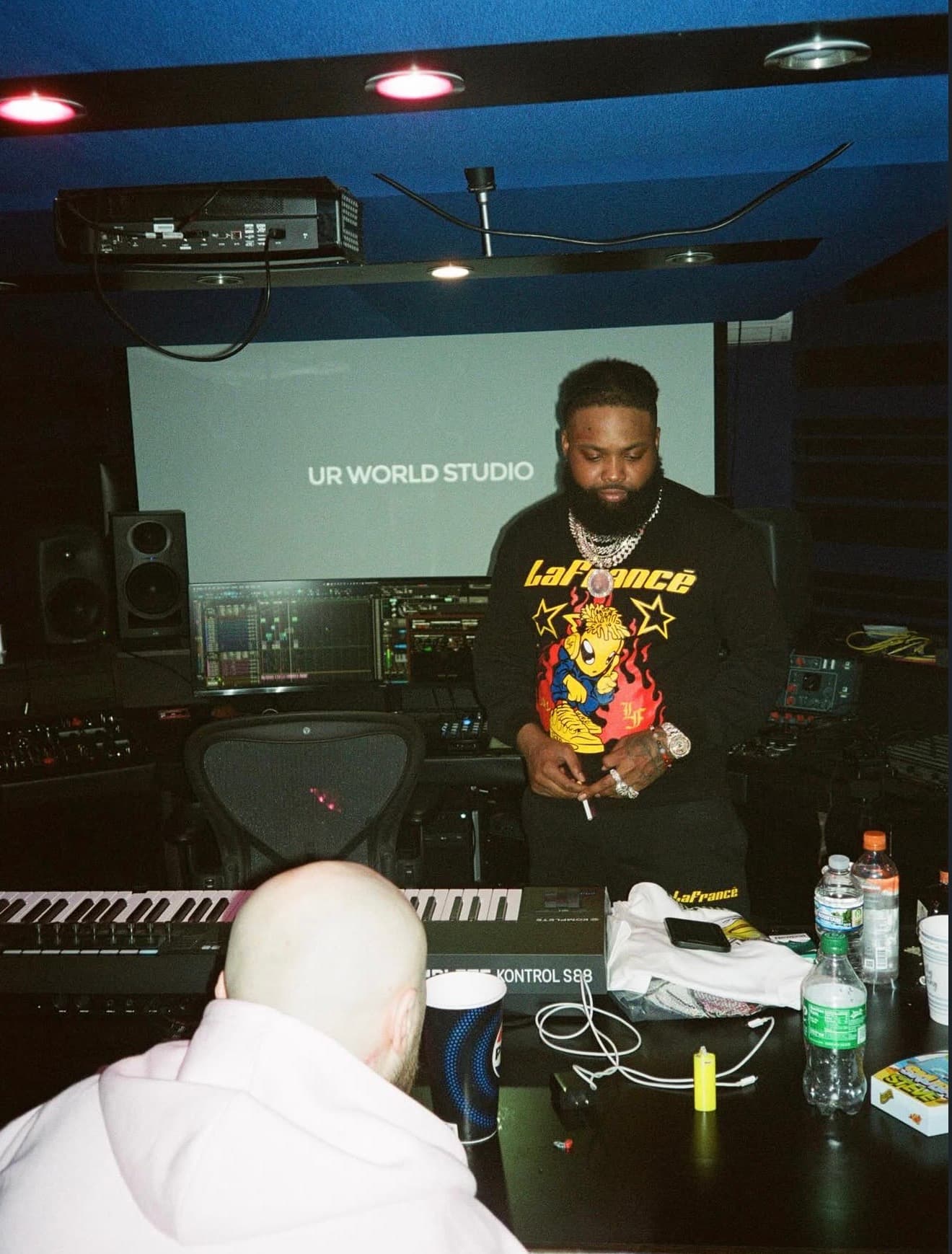 sadababy at UR World recording studio